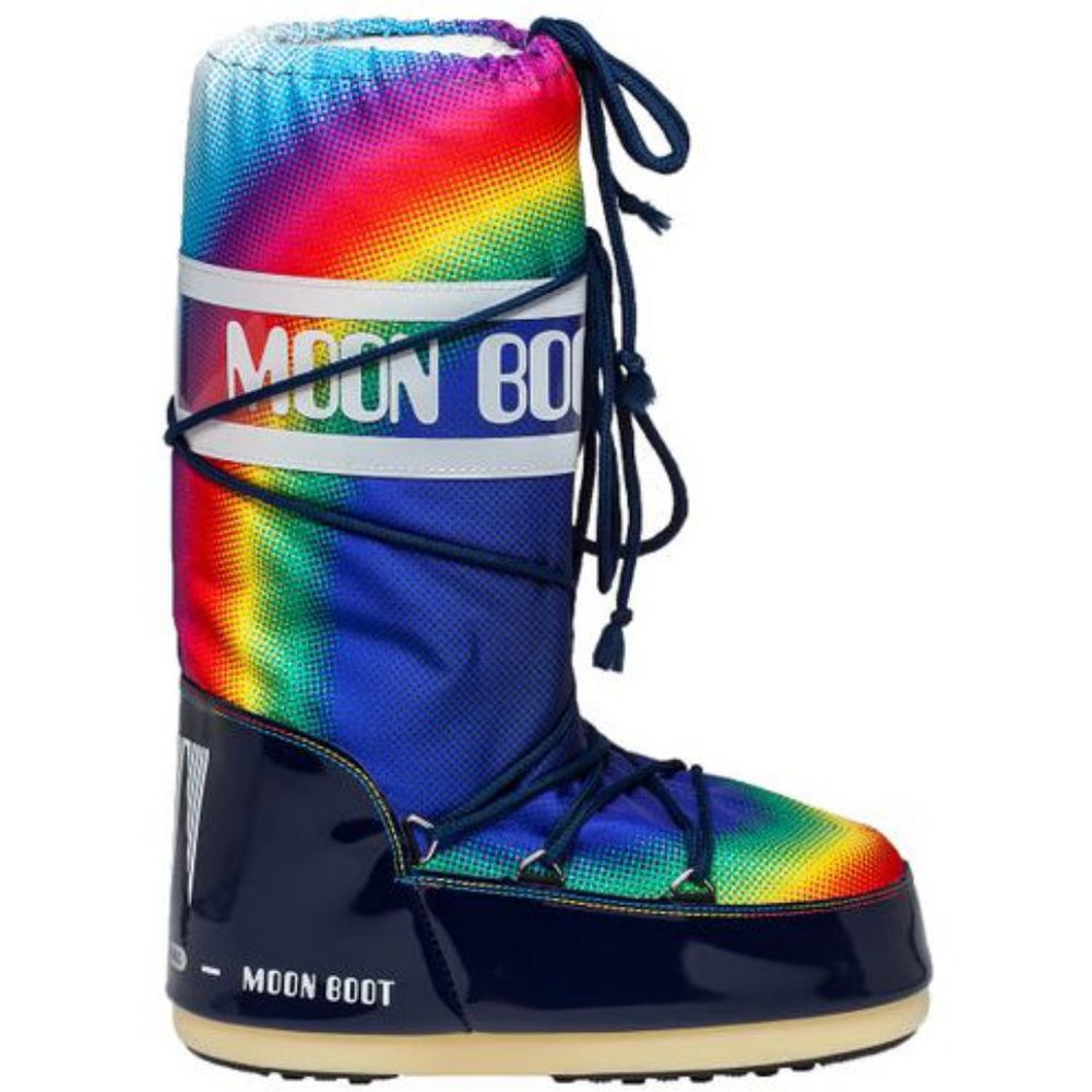 NEW The Original Moon Boot , Rainbow 2.0 Size: 39/41 Euro, 6/7.5 UK, 6-8.5 US